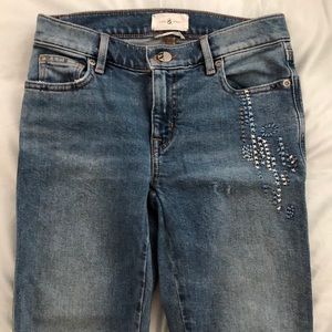 Worn ripped jeans! Lou & Grey